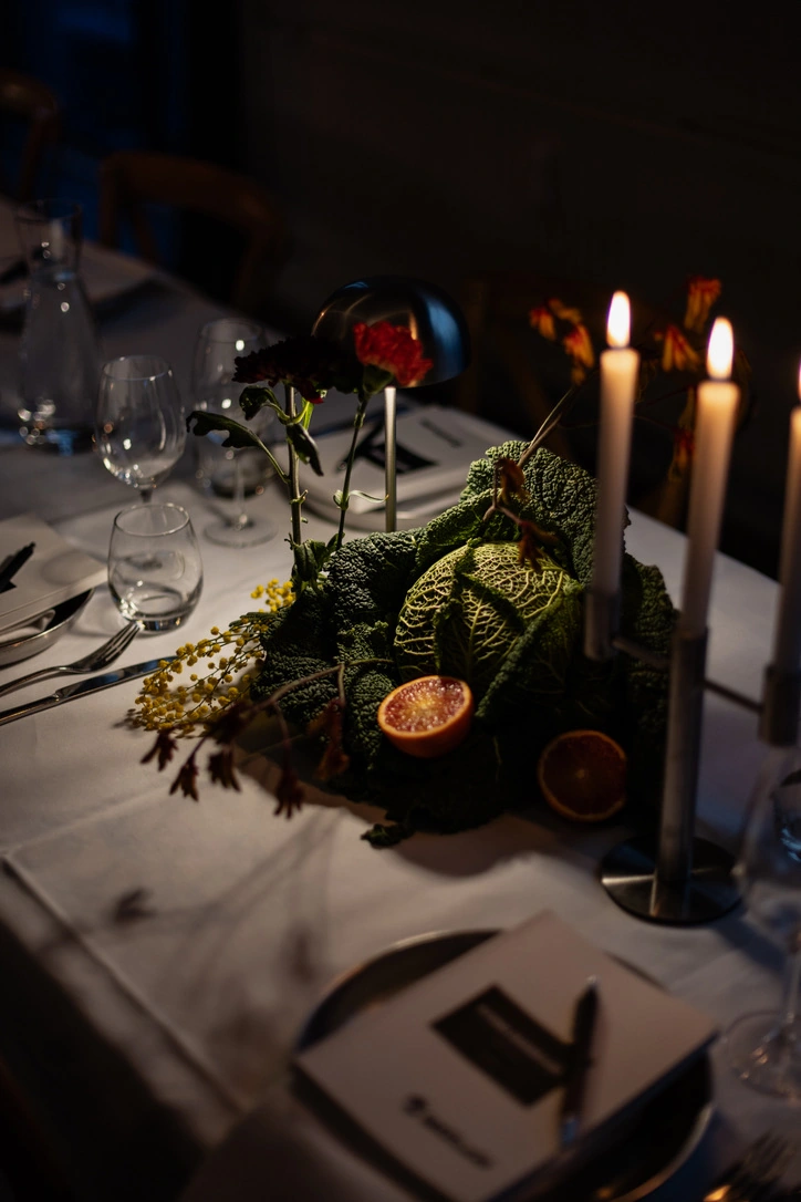 The leadership dinner setting